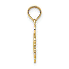 FJC Finejewelers 14k Yellow Gold I'd Rather Be Sailing Charm