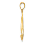 FJC Finejewelers 14k Yellow Gold  Sailboat Charm