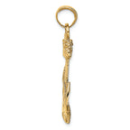 FJC Finejewelers 14k Yellow Gold  Anchor with Rope Charm