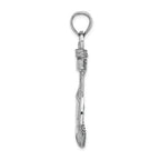 FJC Finejewelers 14k White Gold White Anchor with Rope - Charm