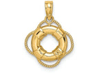 FJC Finejewelers 14k Yellow Gold Lifesaver Charm