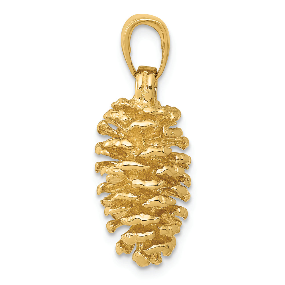 FJC Finejewelers 14k Yellow Gold 3d Pinecone Charm