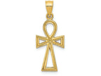 FJC Finejewelers 14k Yellow Gold Ankh Cross Charm