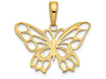 FJC Finejewelers 14k Yellow Gold Butterfly Cut-out Charm
