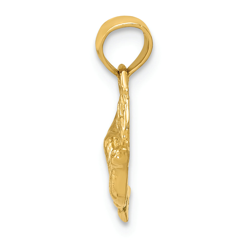FJC Finejewelers 14k Yellow Gold Flying Dove Charm