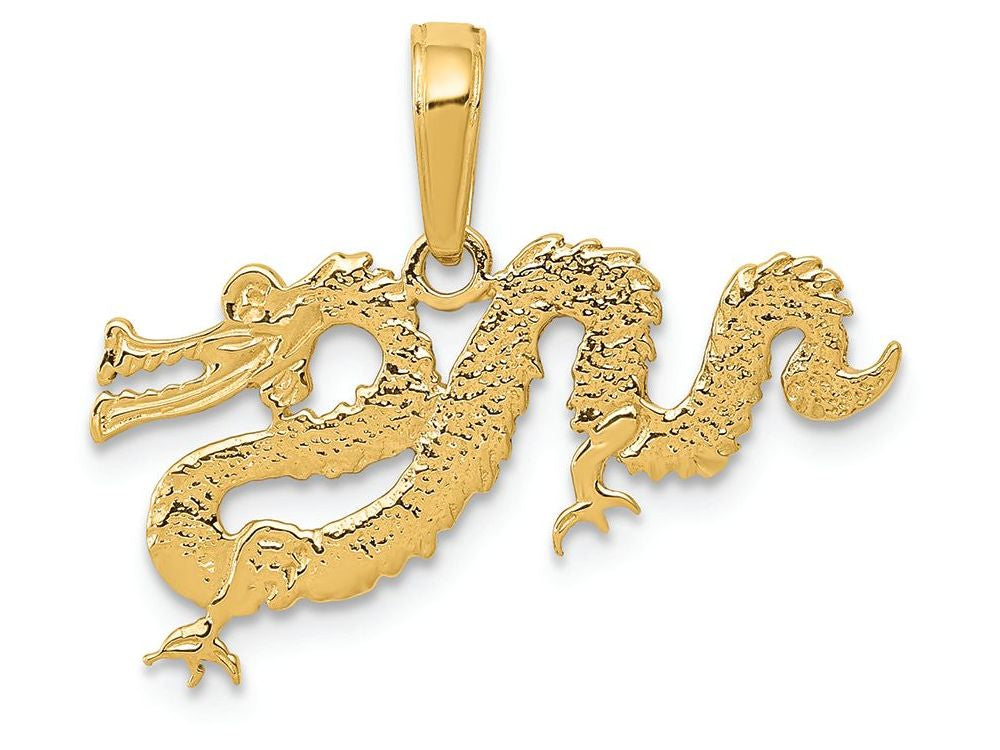 FJC Finejewelers 14k Yellow Gold Dragon Charm