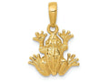 FJC Finejewelers 14k Yellow Gold  Frog Charm