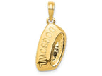 FJC Finejewelers 14k Yellow Gold Dog Bowl Charm