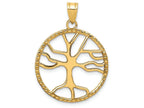FJC Finejewelers 14k Yellow Gold Tree Of Life In Round Frame Charm
