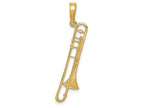 FJC Finejewelers 14k Yellow Gold Trombone Charm