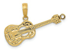 FJC Finejewelers 14k Yellow Gold Guitar Charm