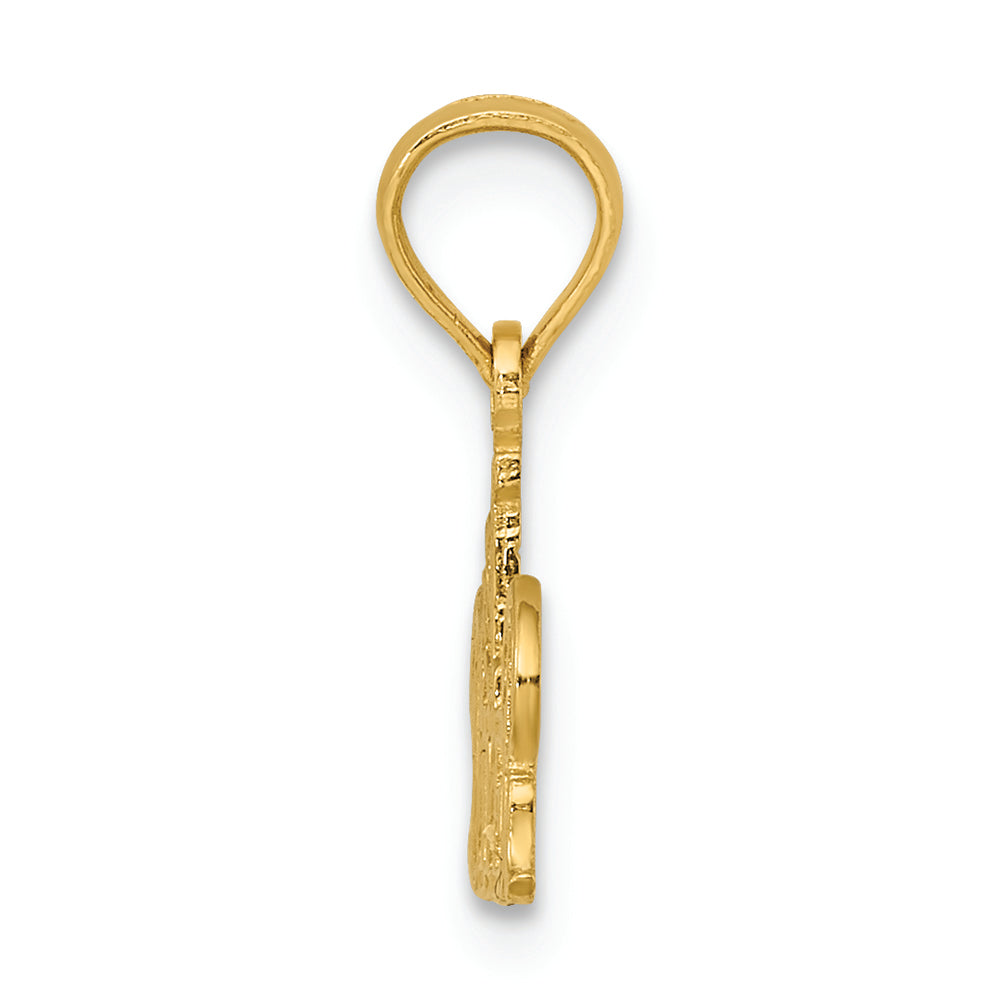 FJC Finejewelers 14k Yellow Gold #1 Diver Charm