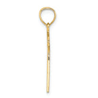 FJC Finejewelers 14k Yellow Gold Swimmer In Frame Charm