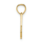 FJC Finejewelers 14k Yellow Gold I Love Hockey Charm