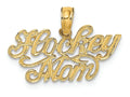 FJC Finejewelers 14k Yellow Gold Hockey Mom Charm