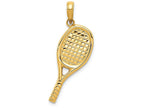 FJC Finejewelers 14k Yellow Gold 3d Racquetball Charm