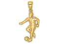 FJC Finejewelers 14k Yellow Gold Boy Soccer Player Running with Ball Charm