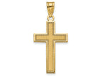 FJC Finejewelers 14k Yellow Gold Large Satin Cross Charm