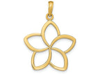 FJC Finejewelers 14k Yellow Gold Polished Cut Out Flower Charm