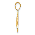 FJC Finejewelers 14k Yellow Gold Polished Gecko Charm