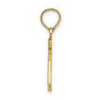 FJC Finejewelers 14k Yellow Gold Polished San Francisco Train Charm