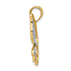 FJC Finejewelers 14k Yellow Gold Polished Butterfly Charm