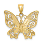 FJC Finejewelers 14k Yellow Gold Polished Butterfly Charm