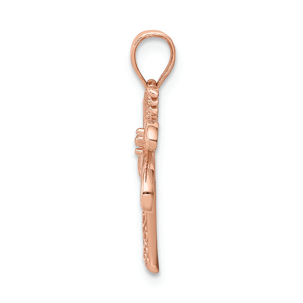 FJC Finejewelers 14k Rose Gold Polished Palm Tree Charm