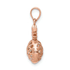 FJC Finejewelers 14k Rose Gold Polished 3d Pineapple Charm