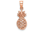 FJC Finejewelers 14k Rose Gold Polished 3d Pineapple Charm