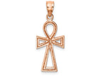 FJC Finejewelers 14k Rose Gold Polished Ankh Charm