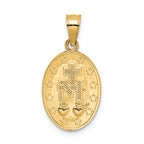 FJC Finejewelers 14k Yellow Gold Polished Virgin Mary Charm