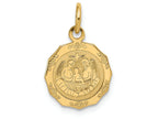 FJC Finejewelers 14k Yellow Gold Baptism Polished Charm