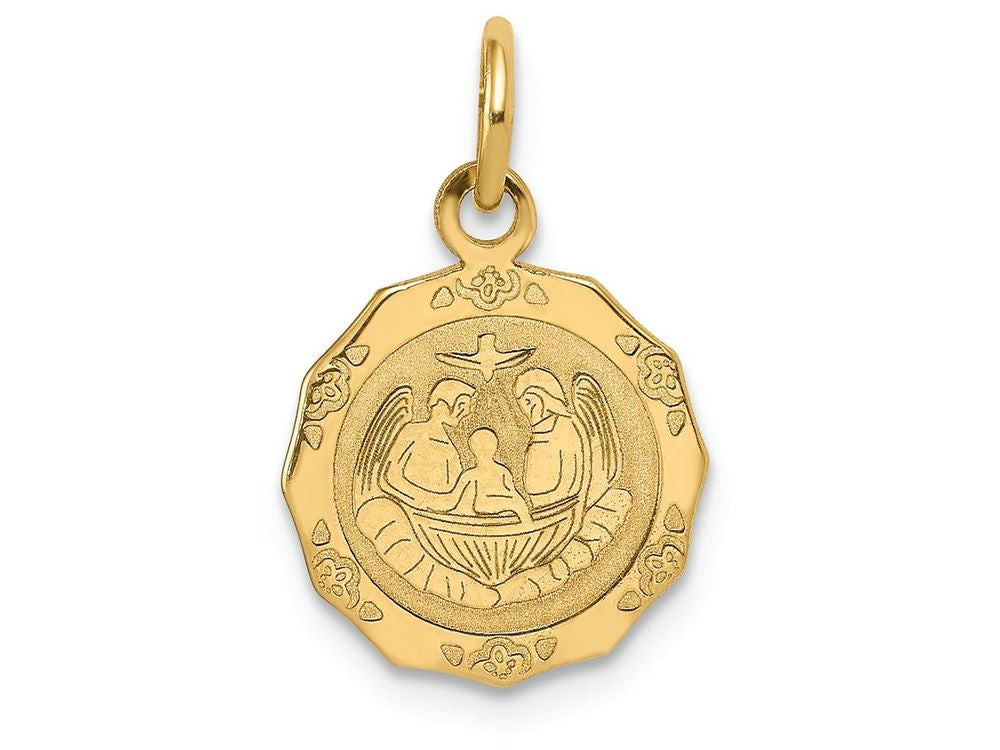 FJC Finejewelers 14k Yellow Gold Baptism Polished Charm