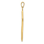 FJC Finejewelers 14k Yellow Gold Cross Polished Charm