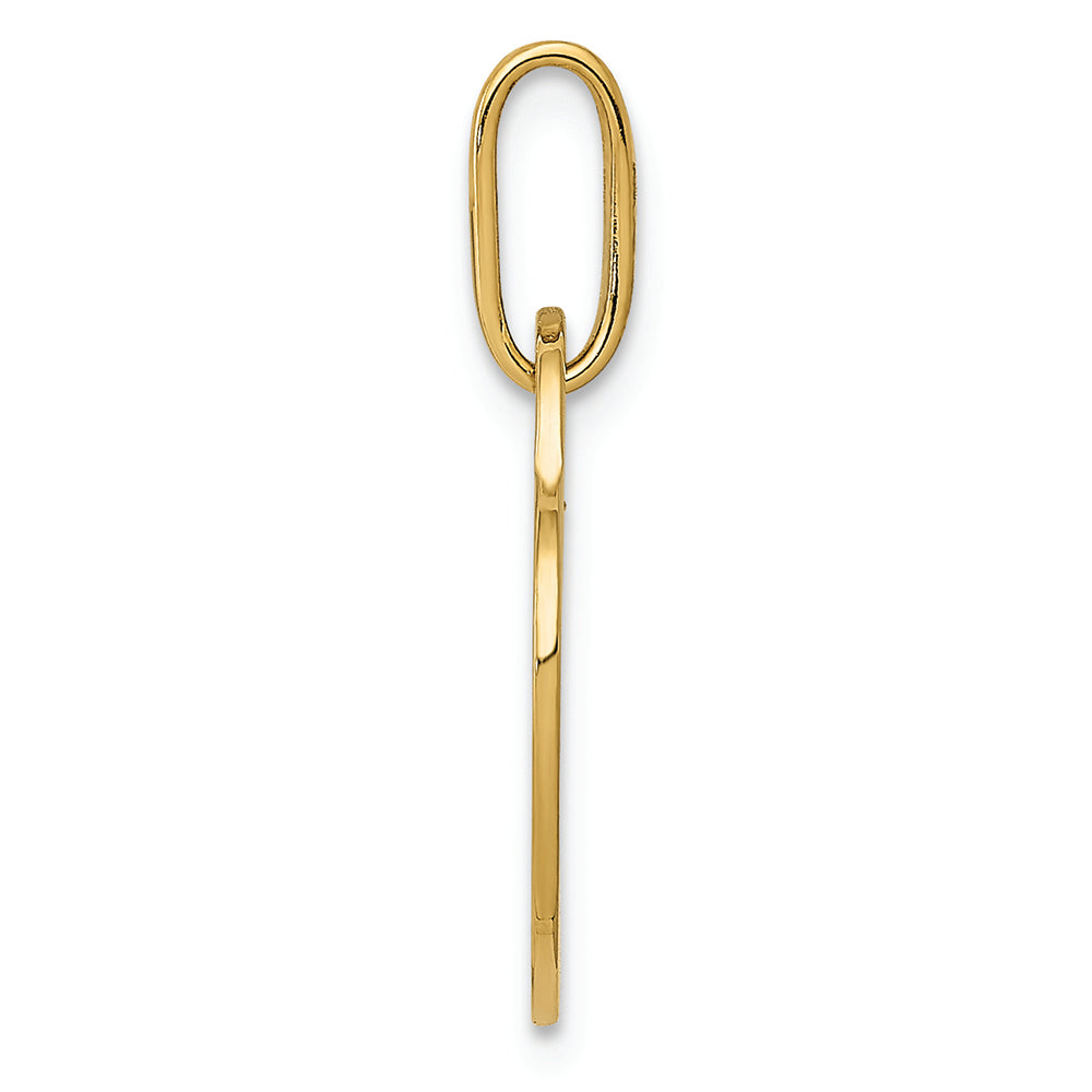 FJC Finejewelers 14k Yellow Gold Polished Heart Charm