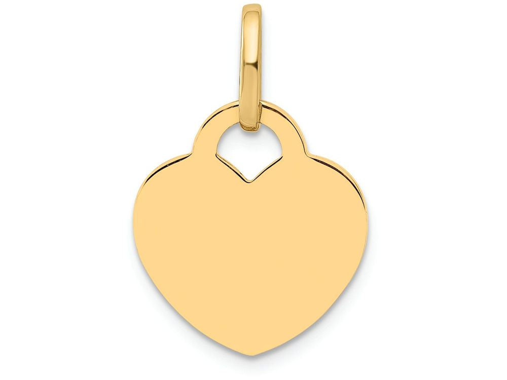 FJC Finejewelers 14k Yellow Gold Polished Heart Charm