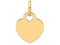 FJC Finejewelers 14k Yellow Gold Polished Heart Charm