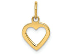 FJC Finejewelers 14k Yellow Gold Heart Charm