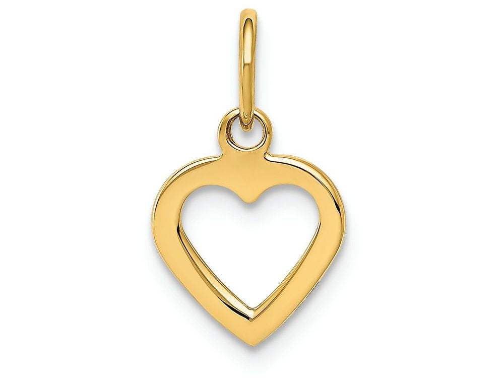 FJC Finejewelers 14k Yellow Gold Heart Charm