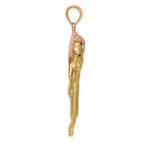 FJC Finejewelers 14k Two-tone Gold Mermaid Charm