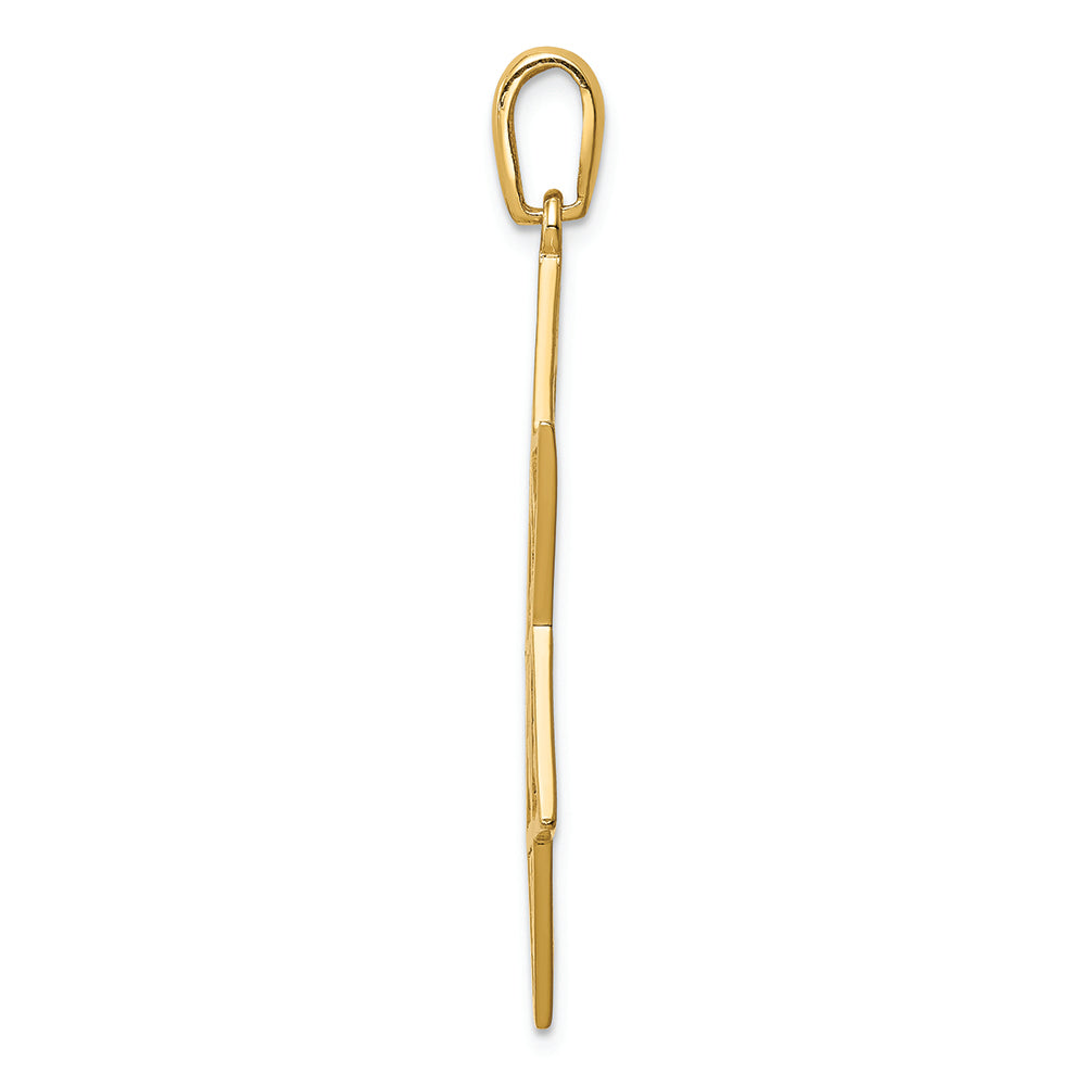 FJC Finejewelers 14k Yellow Gold Star Of David 12 Tribes Charm