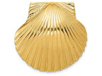 FJC Finejewelers 14k Yellow Gold Fits Up To 10mm 8mm Medium Scallop Shell Slide Charm