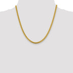FJC Finejewelers 14 kt Yellow Gold 4.25mm Solid Miami Cuban Chain