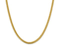 FJC Finejewelers 14 kt Yellow Gold 4.25mm Solid Miami Cuban Chain