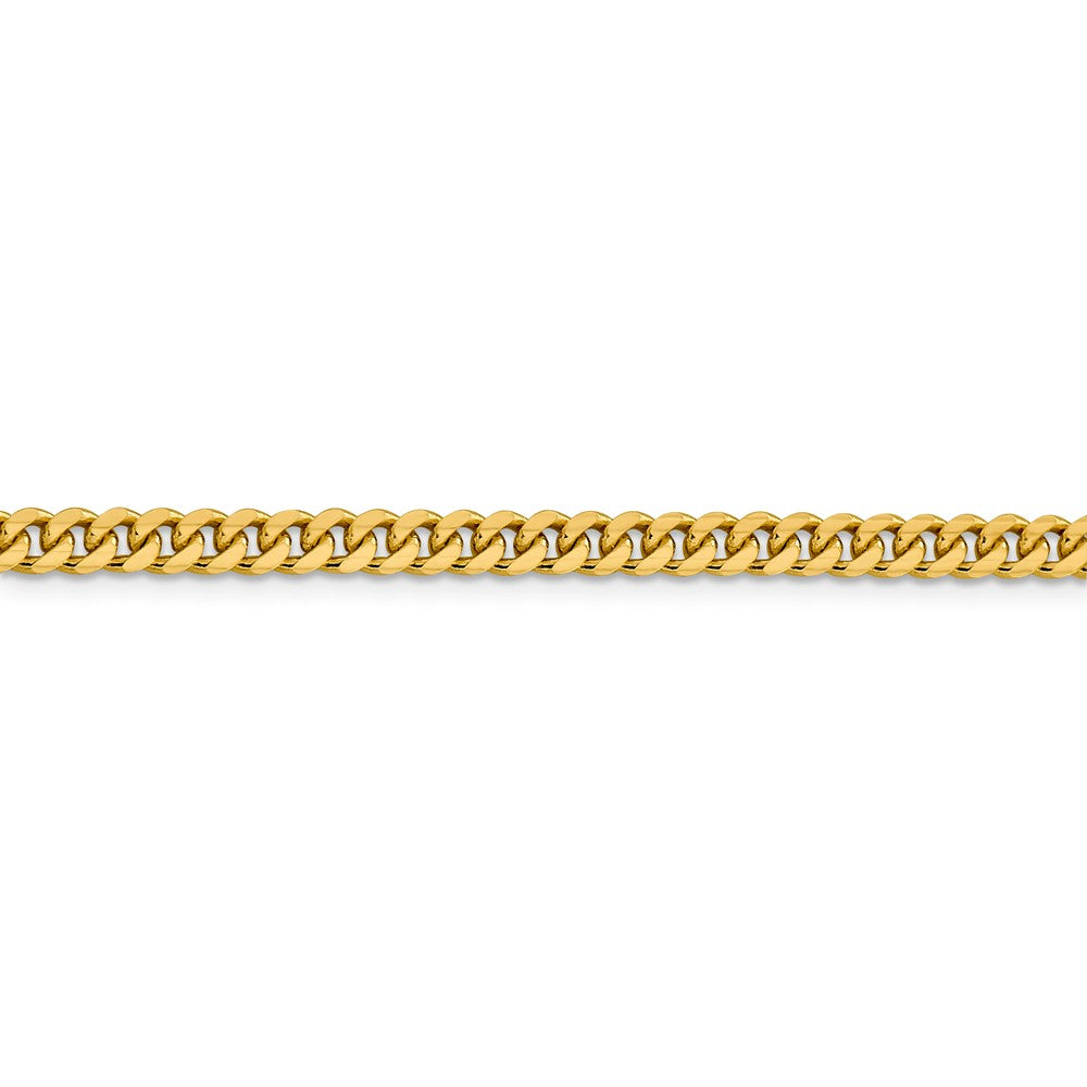FJC Finejewelers 14 kt Yellow Gold 4.25mm Solid Miami Cuban Chain