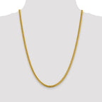 FJC Finejewelers 14 kt Yellow Gold 4.25mm Solid Miami Cuban Chain