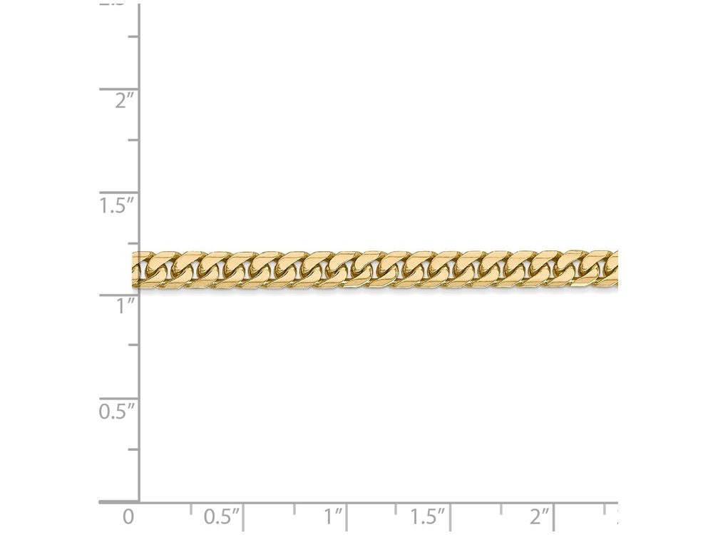 FJC Finejewelers 18 Inch 14k Yellow Gold 4.3mm Domed Curb Chain Necklace