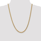 FJC Finejewelers 24 Inch 14k 4.3mm Domed Curb Chain Necklace