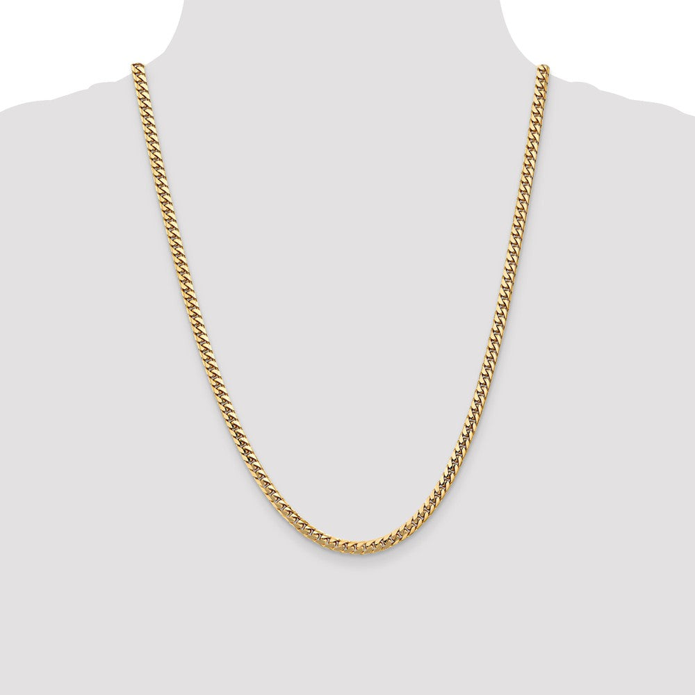 FJC Finejewelers 24 Inch 14k 4.3mm Domed Curb Chain Necklace